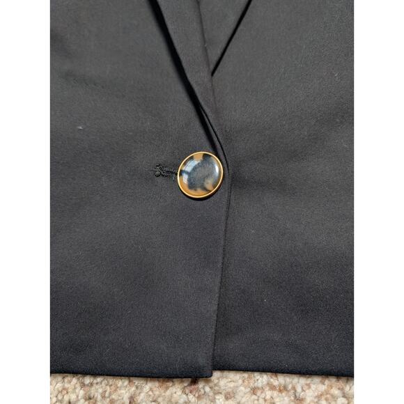 ZARA women's Black VEST, Size Small slightly cropped styling, NWT - Picture 9 of 12